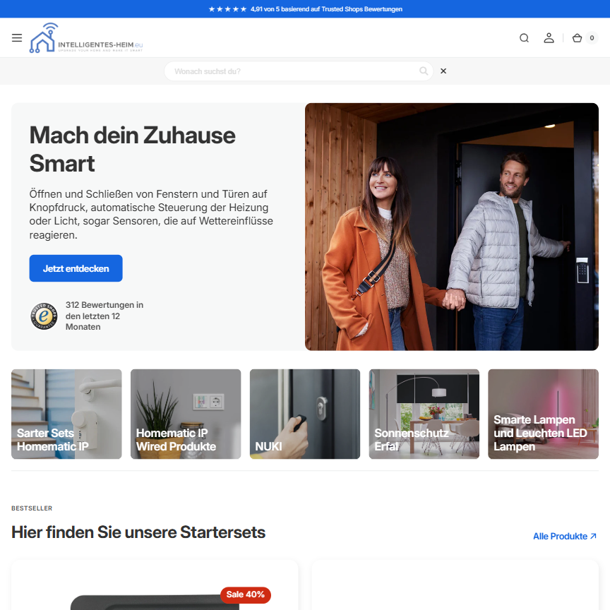 Intelligentes Heim — Smart-Home Shop